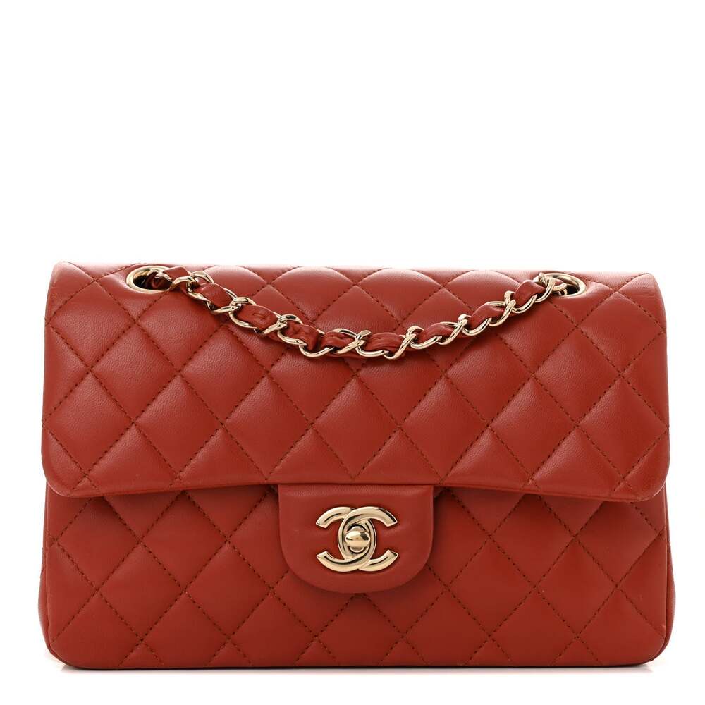 Chanel Lambskin Quilted Small Double #267521C56B